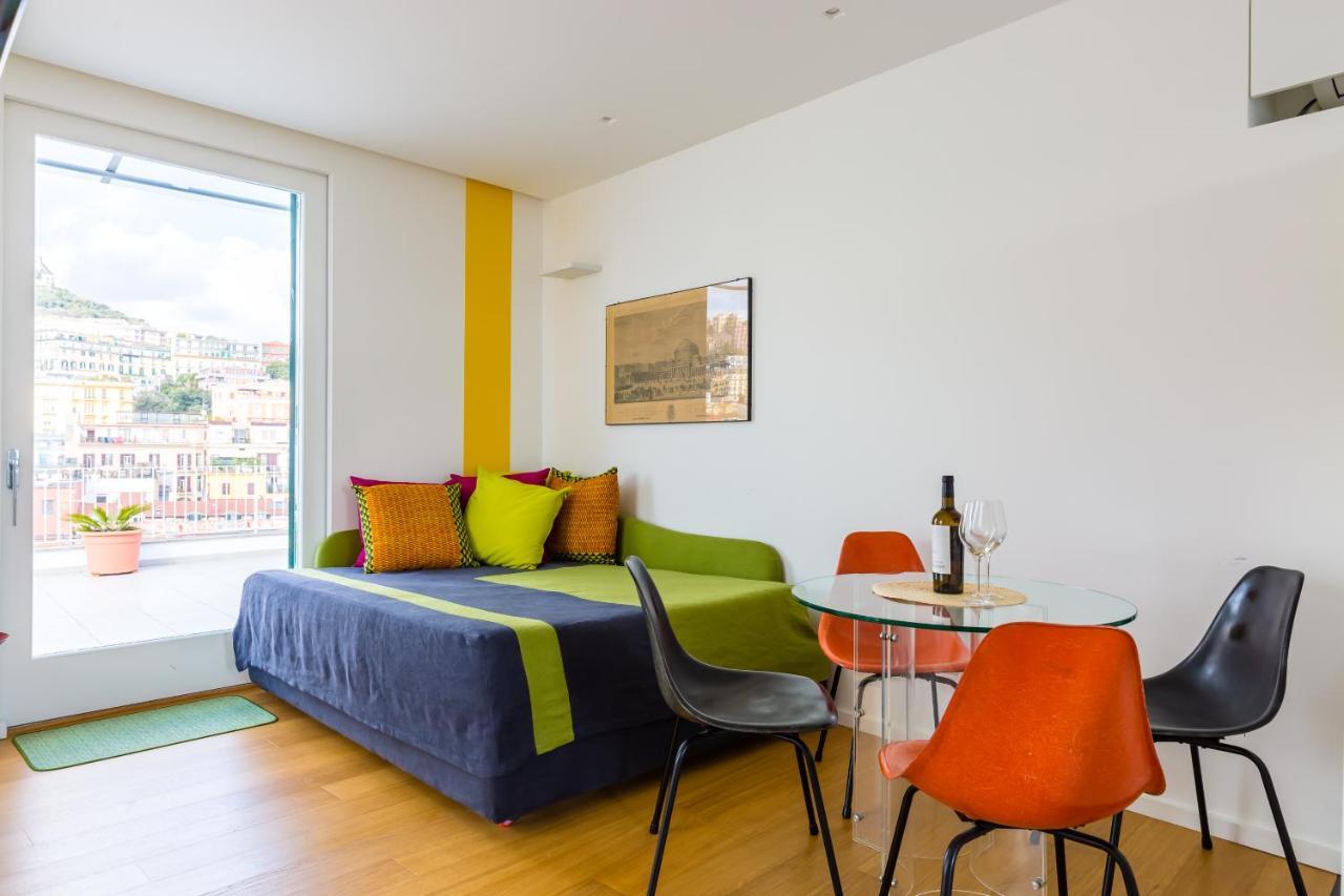 Seaview Terrace 360°& Elegant Loft Apartman Nápoly Kültér fotó