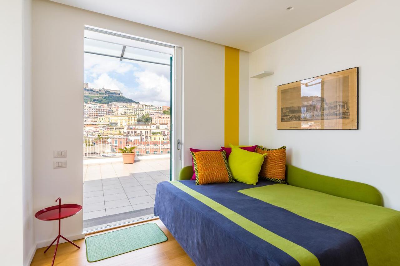 Seaview Terrace 360°& Elegant Loft Apartman Nápoly Kültér fotó