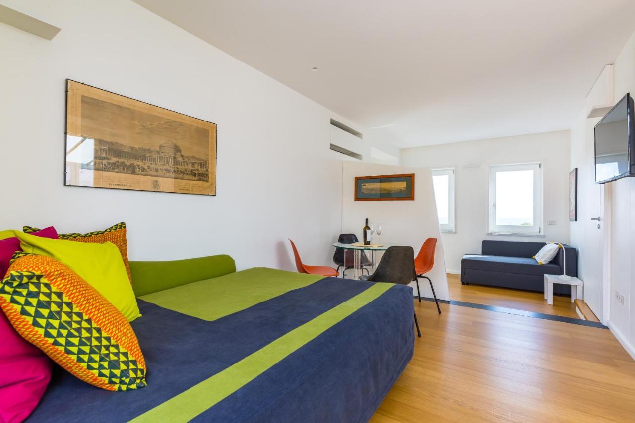 Seaview Terrace 360°& Elegant Loft Apartman Nápoly Kültér fotó