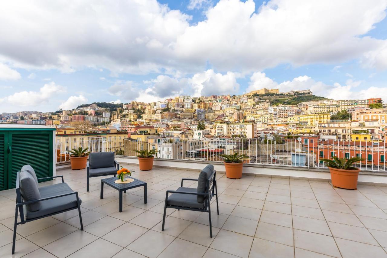 Seaview Terrace 360°& Elegant Loft Apartman Nápoly Kültér fotó