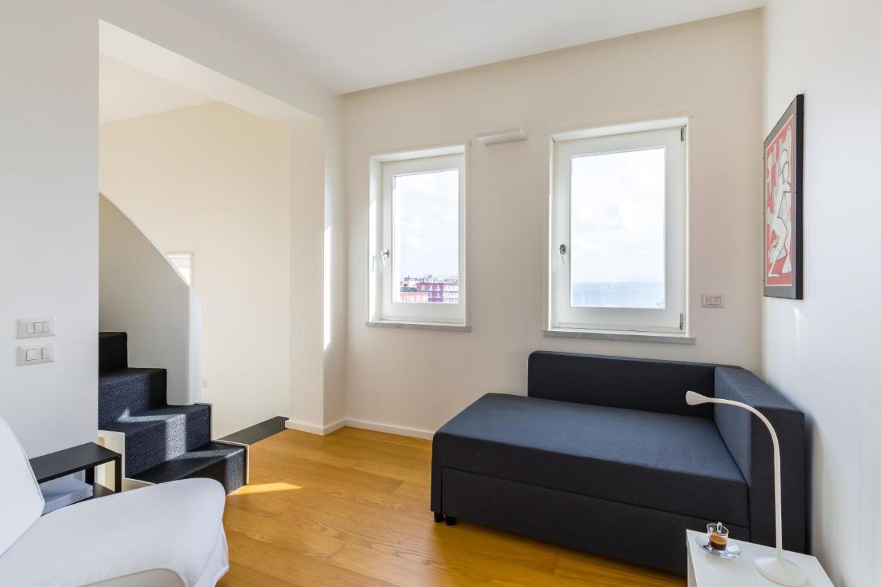 Seaview Terrace 360°& Elegant Loft Apartman Nápoly Kültér fotó