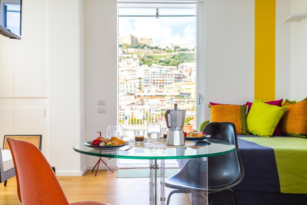 Seaview Terrace 360°& Elegant Loft Apartman Nápoly Kültér fotó