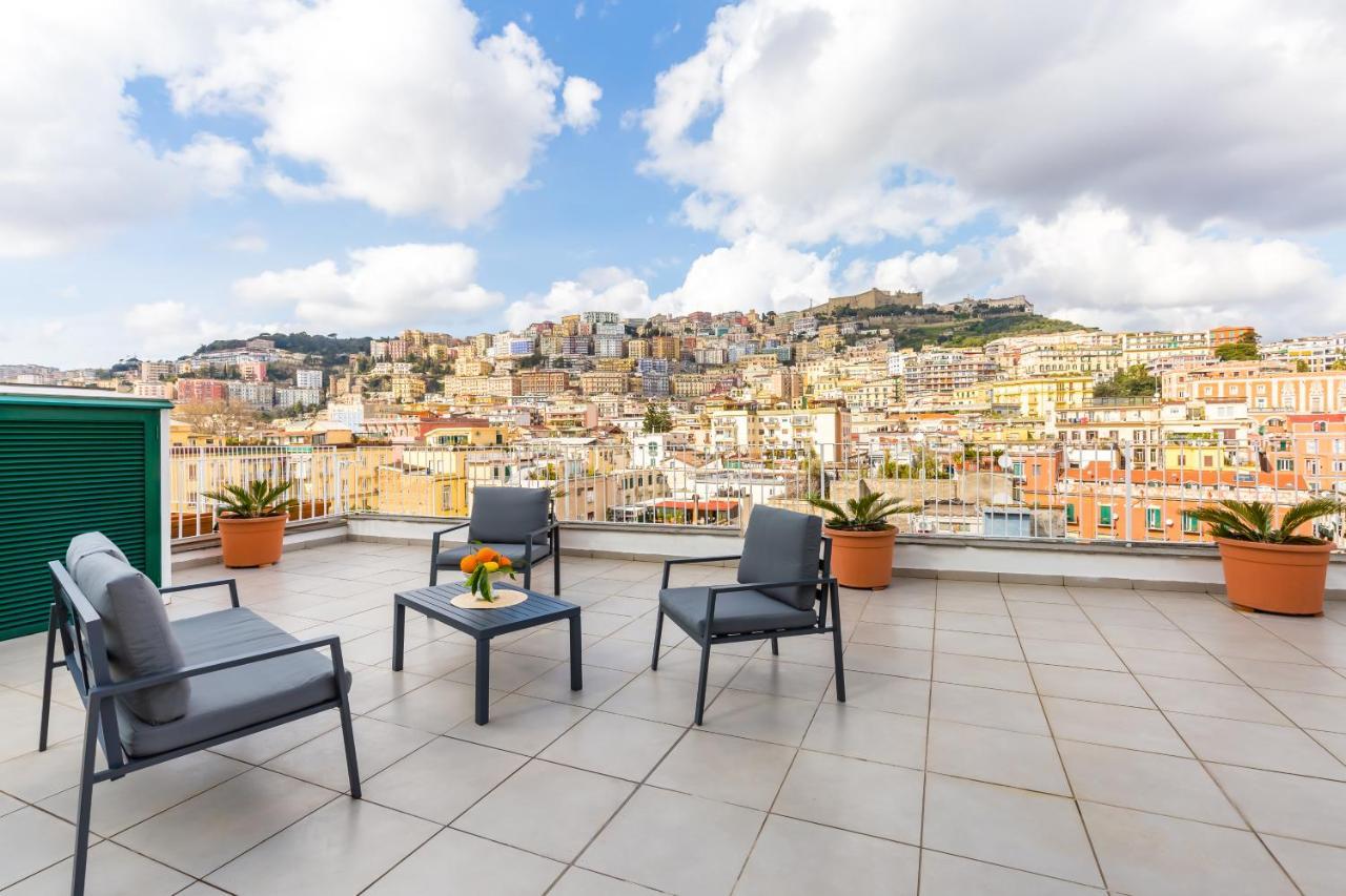 Seaview Terrace 360°& Elegant Loft Apartman Nápoly Kültér fotó