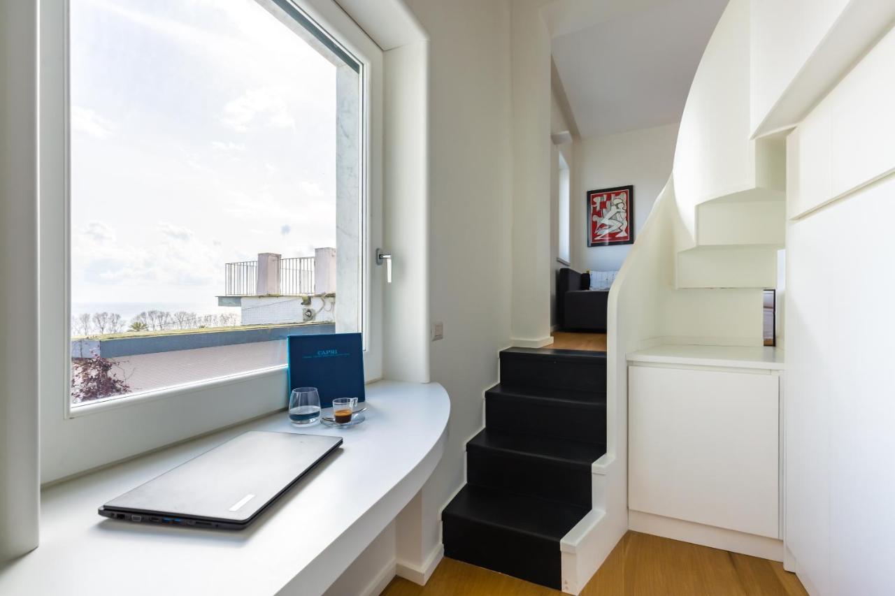 Seaview Terrace 360°& Elegant Loft Apartman Nápoly Kültér fotó