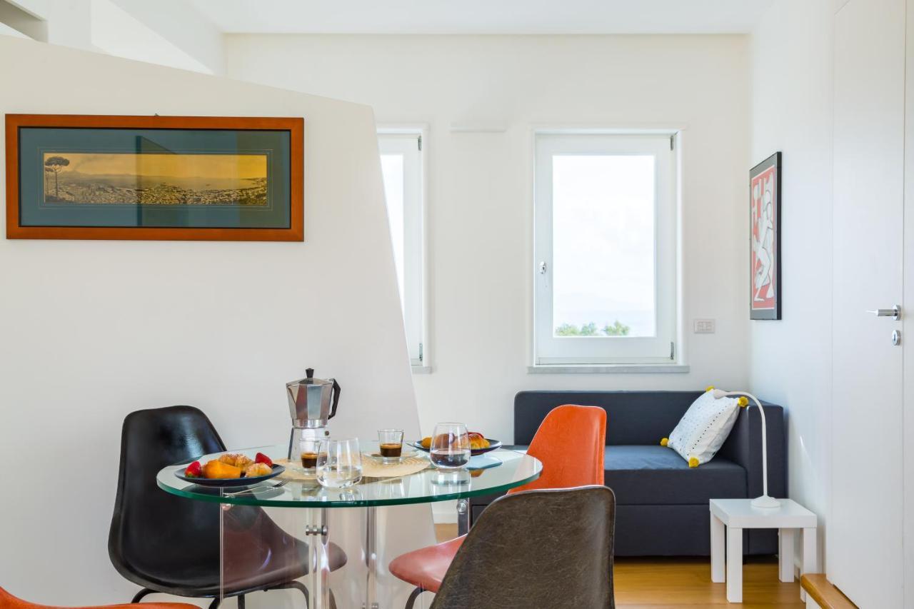 Seaview Terrace 360°& Elegant Loft Apartman Nápoly Kültér fotó