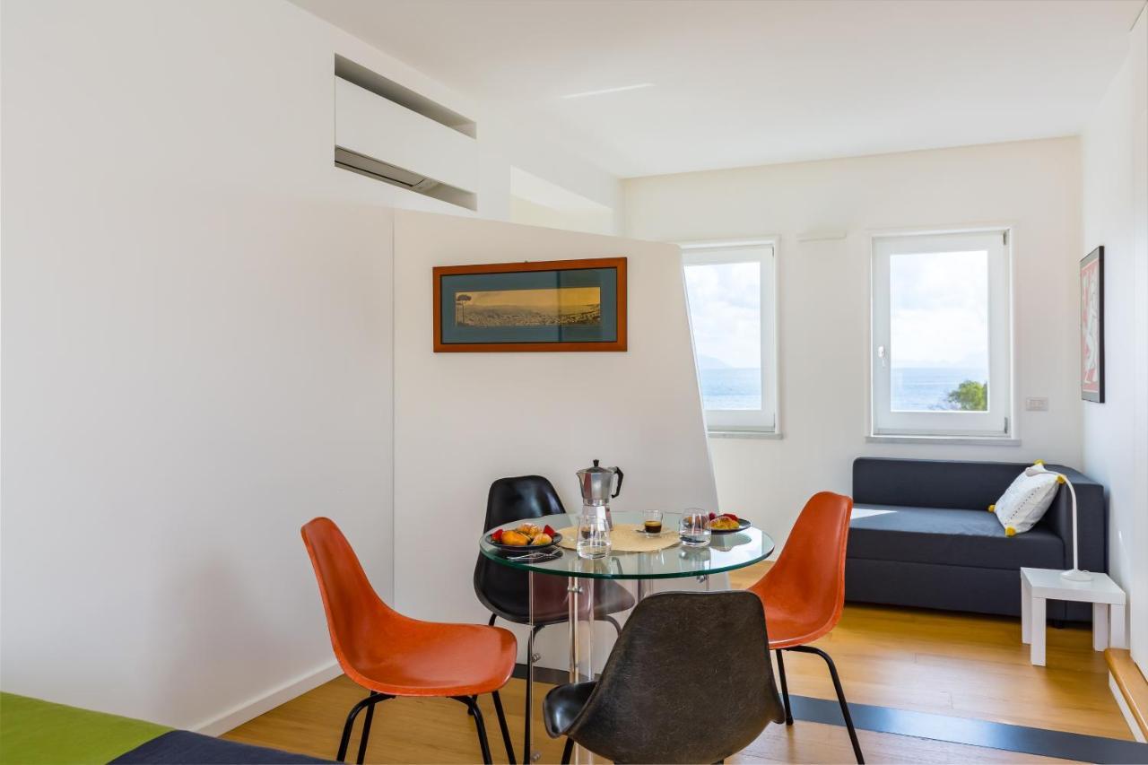 Seaview Terrace 360°& Elegant Loft Apartman Nápoly Kültér fotó
