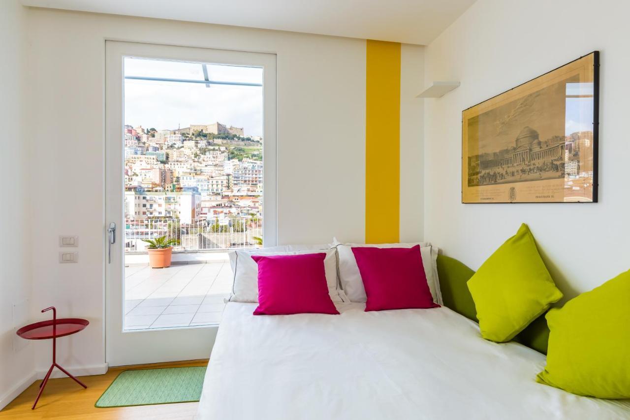 Seaview Terrace 360°& Elegant Loft Apartman Nápoly Kültér fotó