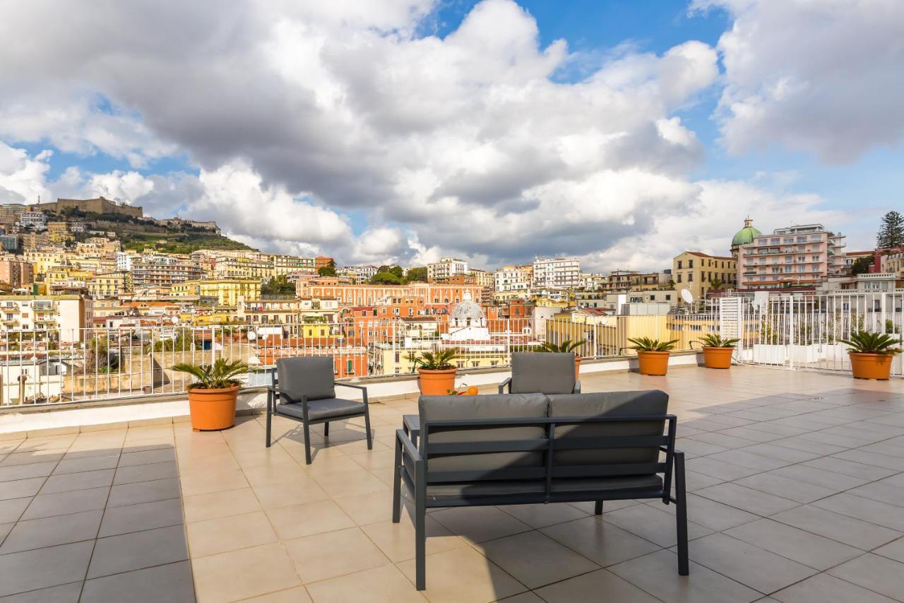 Seaview Terrace 360°& Elegant Loft Apartman Nápoly Kültér fotó